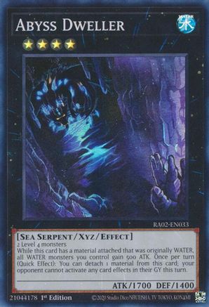 Abyss Dweller (RA02-EN033) - 25th Anniversary Rarity Collection II 1st Edition - Premium Yugioh Single from Konami - Just $0.25! Shop now at Game Crave Tournament Store