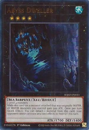 Abyss Dweller (UR) (RA02-EN033) - 25th Anniversary Rarity Collection II 1st Edition - Premium Yugioh Single from Konami - Just $0.25! Shop now at Game Crave Tournament Store