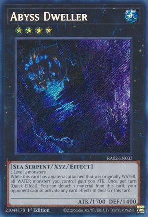 Abyss Dweller (Secret Rare) (RA02-EN033) - 25th Anniversary Rarity Collection II 1st Edition - Premium Yugioh Single from Konami - Just $0.27! Shop now at Game Crave Tournament Store