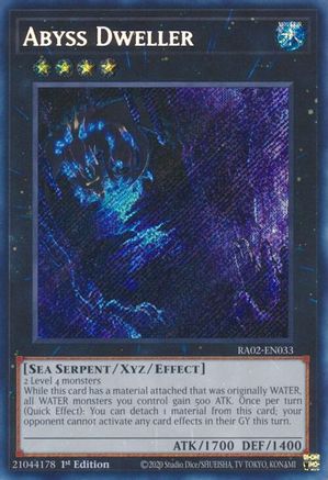 Abyss Dweller (Secret Rare) (RA02-EN033) - 25th Anniversary Rarity Collection II 1st Edition - Premium Yugioh Single from Konami - Just $0.30! Shop now at Game Crave Tournament Store