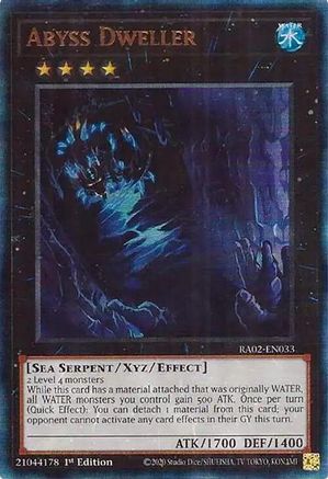 Abyss Dweller (PUR) (RA02-EN033) - 25th Anniversary Rarity Collection II 1st Edition - Premium Yugioh Single from Konami - Just $0.44! Shop now at Game Crave Tournament Store