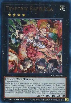 Traptrix Rafflesia (UR) (RA02-EN034) - 25th Anniversary Rarity Collection II 1st Edition - Premium Yugioh Single from Konami - Just $0.25! Shop now at Game Crave Tournament Store