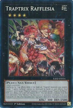 Traptrix Rafflesia (PCR) (RA02-EN034) - 25th Anniversary Rarity Collection II 1st Edition - Premium Yugioh Single from Konami - Just $0.37! Shop now at Game Crave Tournament Store