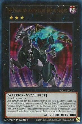 The Phantom Knights of Break Sword (UR) (RA02-EN035) - 25th Anniversary Rarity Collection II 1st Edition - Premium Yugioh Single from Konami - Just $0.25! Shop now at Game Crave Tournament Store
