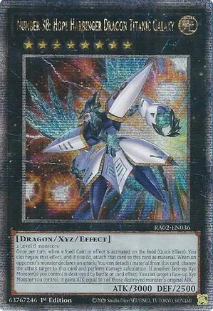 Number 38: Hope Harbinger Dragon Titanic Galaxy (Quarter Century Secret Rare) (RA02-EN036) - 25th Anniversary Rarity Collection II 1st Edition - Premium Yugioh Single from Konami - Just $8.32! Shop now at Game Crave Tournament Store