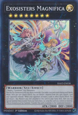 Exosisters Magnifica (RA02-EN038) - 25th Anniversary Rarity Collection II 1st Edition - Premium Yugioh Single from Konami - Just $0.25! Shop now at Game Crave Tournament Store