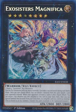 Exosisters Magnifica (Secret Rare) (RA02-EN038) - 25th Anniversary Rarity Collection II 1st Edition - Premium Yugioh Single from Konami - Just $0.25! Shop now at Game Crave Tournament Store