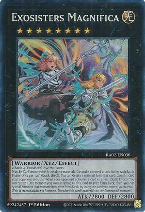 Exosisters Magnifica (PCR) (RA02-EN038) - 25th Anniversary Rarity Collection II 1st Edition - Premium Yugioh Single from Konami - Just $0.30! Shop now at Game Crave Tournament Store
