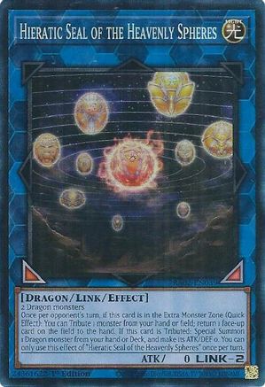 Hieratic Seal of the Heavenly Spheres (PCR) (RA02-EN039) - 25th Anniversary Rarity Collection II 1st Edition - Premium Yugioh Single from Konami - Just $0.82! Shop now at Game Crave Tournament Store