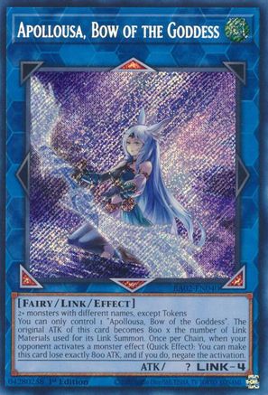 Apollousa, Bow of the Goddess (Alternate Art) (Secret Rare) (RA02-EN040) - 25th Anniversary Rarity Collection II 1st Edition - Premium Yugioh Single from Konami - Just $0.49! Shop now at Game Crave Tournament Store