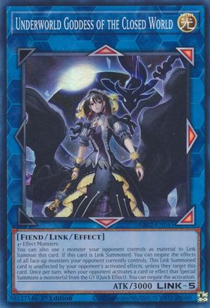 Underworld Goddess of the Closed World (RA02-EN045) - 25th Anniversary Rarity Collection II 1st Edition - Premium Yugioh Single from Konami - Just $0.30! Shop now at Game Crave Tournament Store