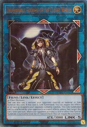 Underworld Goddess of the Closed World (PUR) (RA02-EN045) - 25th Anniversary Rarity Collection II 1st Edition - Premium Yugioh Single from Konami - Just $0.94! Shop now at Game Crave Tournament Store