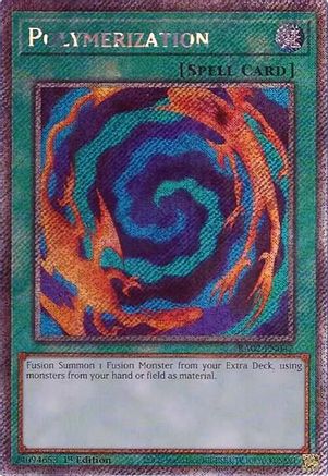 Polymerization (Platinum Secret Rare) (RA02-EN047) - 25th Anniversary Rarity Collection II 1st Edition - Premium Yugioh Single from Konami - Just $1.01! Shop now at Game Crave Tournament Store