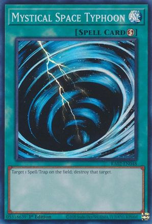 Mystical Space Typhoon (RA02-EN048) - 25th Anniversary Rarity Collection II 1st Edition - Premium Yugioh Single from Konami - Just $0.26! Shop now at Game Crave Tournament Store