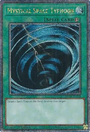Mystical Space Typhoon (Quarter Century Secret Rare) (RA02-EN048) - 25th Anniversary Rarity Collection II 1st Edition - Premium Yugioh Single from Konami - Just $11.56! Shop now at Game Crave Tournament Store