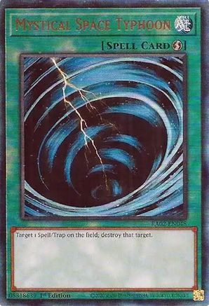 Mystical Space Typhoon (PUR) (RA02-EN048) - 25th Anniversary Rarity Collection II 1st Edition - Premium Yugioh Single from Konami - Just $1.58! Shop now at Game Crave Tournament Store