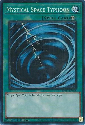 Mystical Space Typhoon (PCR) (RA02-EN048) - 25th Anniversary Rarity Collection II 1st Edition - Premium Yugioh Single from Konami - Just $0.70! Shop now at Game Crave Tournament Store