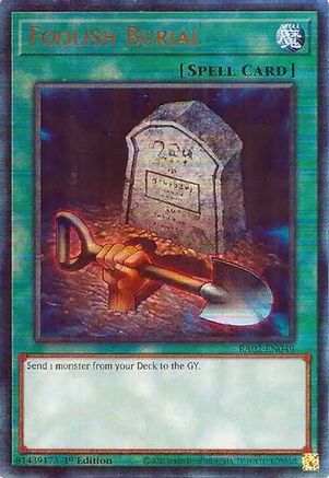 Foolish Burial (PUR) (RA02-EN049) - 25th Anniversary Rarity Collection II 1st Edition - Premium Yugioh Single from Konami - Just $0.86! Shop now at Game Crave Tournament Store