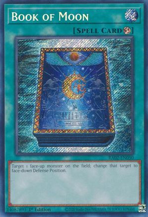 Book of Moon (Secret Rare) (RA02-EN050) - 25th Anniversary Rarity Collection II 1st Edition - Premium Yugioh Single from Konami - Just $0.52! Shop now at Game Crave Tournament Store