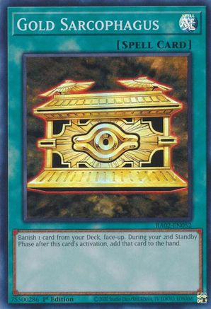 Gold Sarcophagus (RA02-EN052) - 25th Anniversary Rarity Collection II 1st Edition - Premium Yugioh Single from Konami - Just $0.25! Shop now at Game Crave Tournament Store