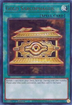 Gold Sarcophagus (UR) (RA02-EN052) - 25th Anniversary Rarity Collection II 1st Edition - Premium Yugioh Single from Konami - Just $0.25! Shop now at Game Crave Tournament Store