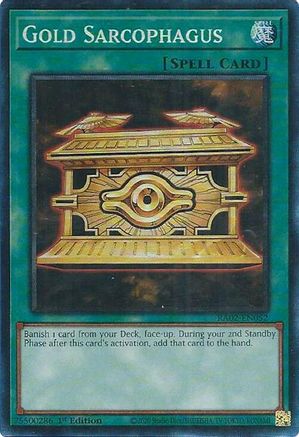 Gold Sarcophagus (PCR) (RA02-EN052) - 25th Anniversary Rarity Collection II 1st Edition - Premium Yugioh Single from Konami - Just $0.88! Shop now at Game Crave Tournament Store