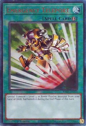 Emergency Teleport (PUR) (RA02-EN053) - 25th Anniversary Rarity Collection II 1st Edition - Premium Yugioh Single from Konami - Just $0.70! Shop now at Game Crave Tournament Store