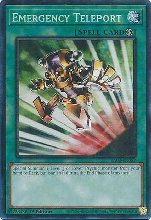 Emergency Teleport (PCR) (RA02-EN053) - 25th Anniversary Rarity Collection II 1st Edition - Premium Yugioh Single from Konami - Just $0.78! Shop now at Game Crave Tournament Store