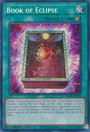 Book of Eclipse (Secret Rare) (RA02-EN054) - 25th Anniversary Rarity Collection II 1st Edition - Premium Yugioh Single from Konami - Just $0.45! Shop now at Game Crave Tournament Store