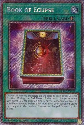 Book of Eclipse (Platinum Secret Rare) (RA02-EN054) - 25th Anniversary Rarity Collection II 1st Edition - Premium Yugioh Single from Konami - Just $2.80! Shop now at Game Crave Tournament Store
