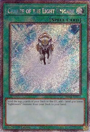 Charge of the Light Brigade (Platinum Secret Rare) (RA02-EN055) - 25th Anniversary Rarity Collection II 1st Edition - Premium Yugioh Single from Konami - Just $0.92! Shop now at Game Crave Tournament Store