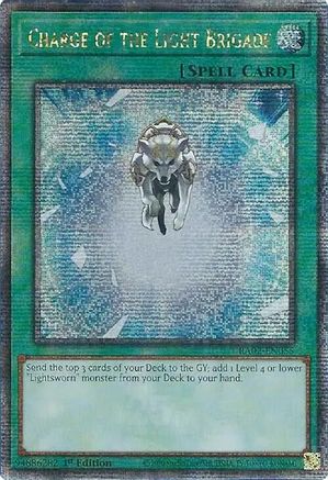 Charge of the Light Brigade (Quarter Century Secret Rare) (RA02-EN055) - 25th Anniversary Rarity Collection II 1st Edition - Premium Yugioh Single from Konami - Just $4.58! Shop now at Game Crave Tournament Store