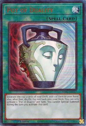 Pot of Duality (PUR) (RA02-EN057) - 25th Anniversary Rarity Collection II 1st Edition - Premium Yugioh Single from Konami - Just $0.78! Shop now at Game Crave Tournament Store