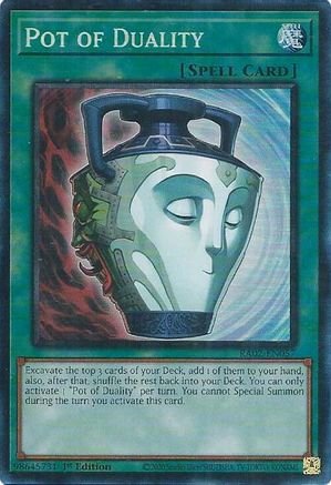 Pot of Duality (PCR) (RA02-EN057) - 25th Anniversary Rarity Collection II 1st Edition - Premium Yugioh Single from Konami - Just $0.86! Shop now at Game Crave Tournament Store