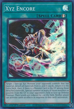 Xyz Encore (RA02-EN059) - 25th Anniversary Rarity Collection II 1st Edition - Premium Yugioh Single from Konami - Just $0.25! Shop now at Game Crave Tournament Store