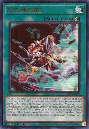 Xyz Encore (UR) (RA02-EN059) - 25th Anniversary Rarity Collection II 1st Edition - Premium Yugioh Single from Konami - Just $0.25! Shop now at Game Crave Tournament Store