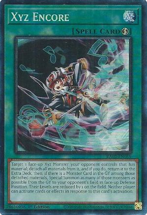 Xyz Encore (PCR) (RA02-EN059) - 25th Anniversary Rarity Collection II 1st Edition - Premium Yugioh Single from Konami - Just $0.65! Shop now at Game Crave Tournament Store