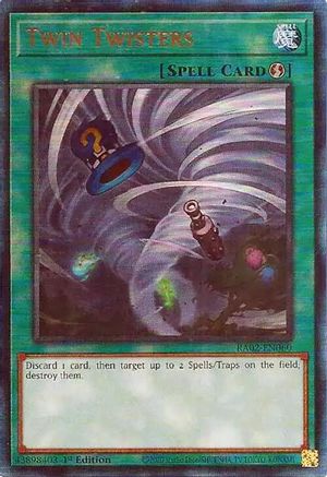 Twin Twisters (PUR) (RA02-EN060) - 25th Anniversary Rarity Collection II 1st Edition - Premium Yugioh Single from Konami - Just $0.33! Shop now at Game Crave Tournament Store