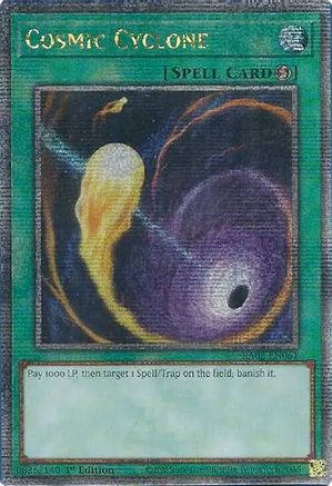 Cosmic Cyclone (Quarter Century Secret Rare) (RA02-EN061) - 25th Anniversary Rarity Collection II 1st Edition - Premium Yugioh Single from Konami - Just $9.17! Shop now at Game Crave Tournament Store