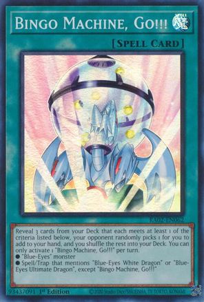 Bingo Machine, Go!!! (RA02-EN062) - 25th Anniversary Rarity Collection II 1st Edition - Premium Yugioh Single from Konami - Just $0.28! Shop now at Game Crave Tournament Store