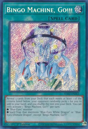 Bingo Machine, Go!!! (Secret Rare) (RA02-EN062) - 25th Anniversary Rarity Collection II 1st Edition - Premium Yugioh Single from Konami - Just $0.42! Shop now at Game Crave Tournament Store
