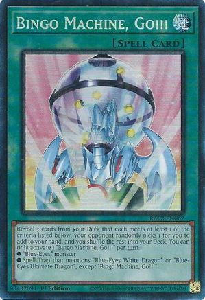 Bingo Machine, Go!!! (PCR) (RA02-EN062) - 25th Anniversary Rarity Collection II 1st Edition - Premium Yugioh Single from Konami - Just $0.94! Shop now at Game Crave Tournament Store