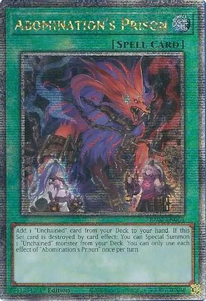 Abomination's Prison (Quarter Century Secret Rare) (RA02-EN064) - 25th Anniversary Rarity Collection II 1st Edition - Premium Yugioh Single from Konami - Just $2.09! Shop now at Game Crave Tournament Store