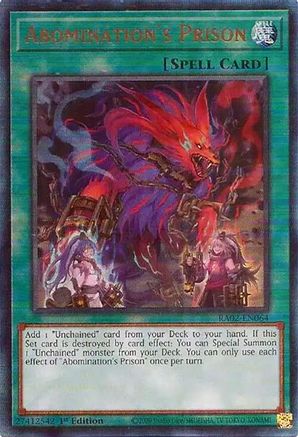 Abomination's Prison (PUR) (RA02-EN064) - 25th Anniversary Rarity Collection II 1st Edition - Premium Yugioh Single from Konami - Just $0.25! Shop now at Game Crave Tournament Store