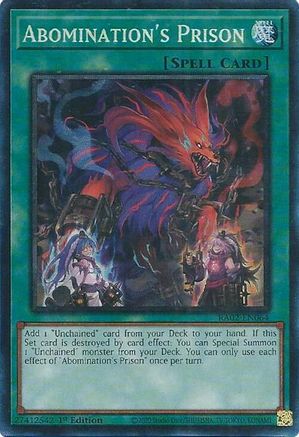 Abomination's Prison (PCR) (RA02-EN064) - 25th Anniversary Rarity Collection II 1st Edition - Premium Yugioh Single from Konami - Just $0.25! Shop now at Game Crave Tournament Store