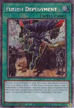 Fusion Deployment (Platinum Secret Rare) (RA02-EN065) - 25th Anniversary Rarity Collection II 1st Edition - Premium Yugioh Single from Konami - Just $1.04! Shop now at Game Crave Tournament Store