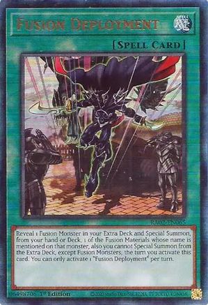 Fusion Deployment (PUR) (RA02-EN065) - 25th Anniversary Rarity Collection II 1st Edition - Premium Yugioh Single from Konami - Just $0.48! Shop now at Game Crave Tournament Store
