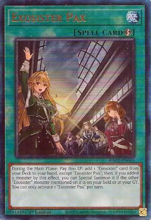 Exosister Pax (PUR) (RA02-EN066) - 25th Anniversary Rarity Collection II 1st Edition - Premium Yugioh Single from Konami - Just $0.25! Shop now at Game Crave Tournament Store