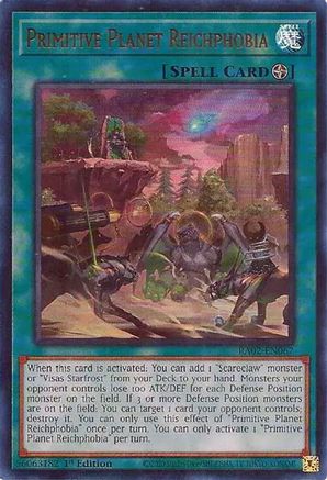 Primitive Planet Reichphobia (UR) (RA02-EN067) - 25th Anniversary Rarity Collection II 1st Edition - Premium Yugioh Single from Konami - Just $0.25! Shop now at Game Crave Tournament Store