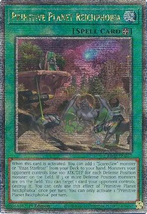 Primitive Planet Reichphobia (Quarter Century Secret Rare) (RA02-EN067) - 25th Anniversary Rarity Collection II 1st Edition - Premium Yugioh Single from Konami - Just $0.96! Shop now at Game Crave Tournament Store
